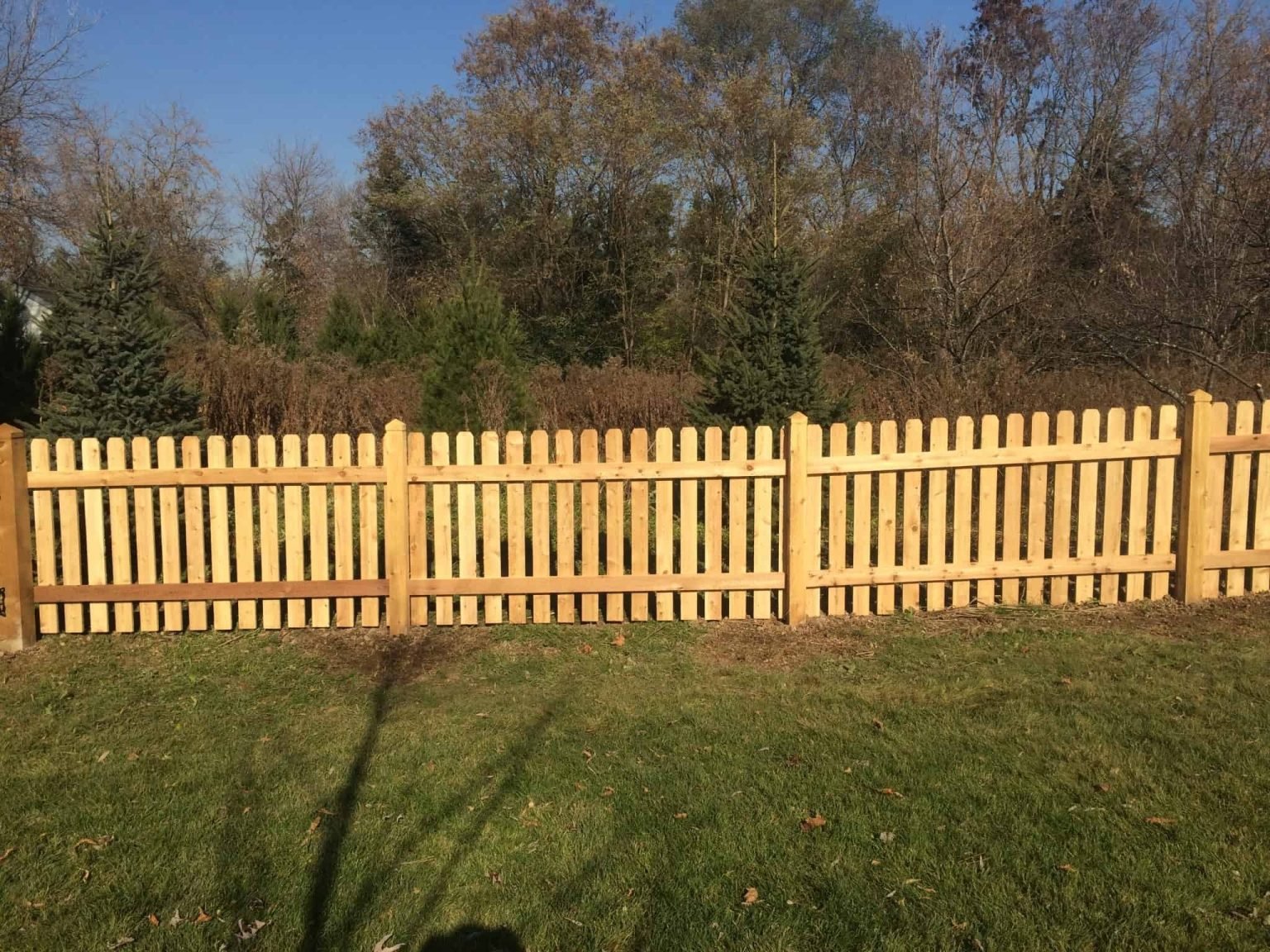 4 Ft Picket Wood Fence | Woodbridge, VA - 007