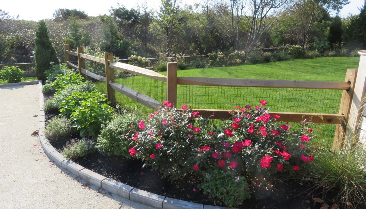 4 Ft Split Rail Wood Fence | Fairfax Station, VA - 009