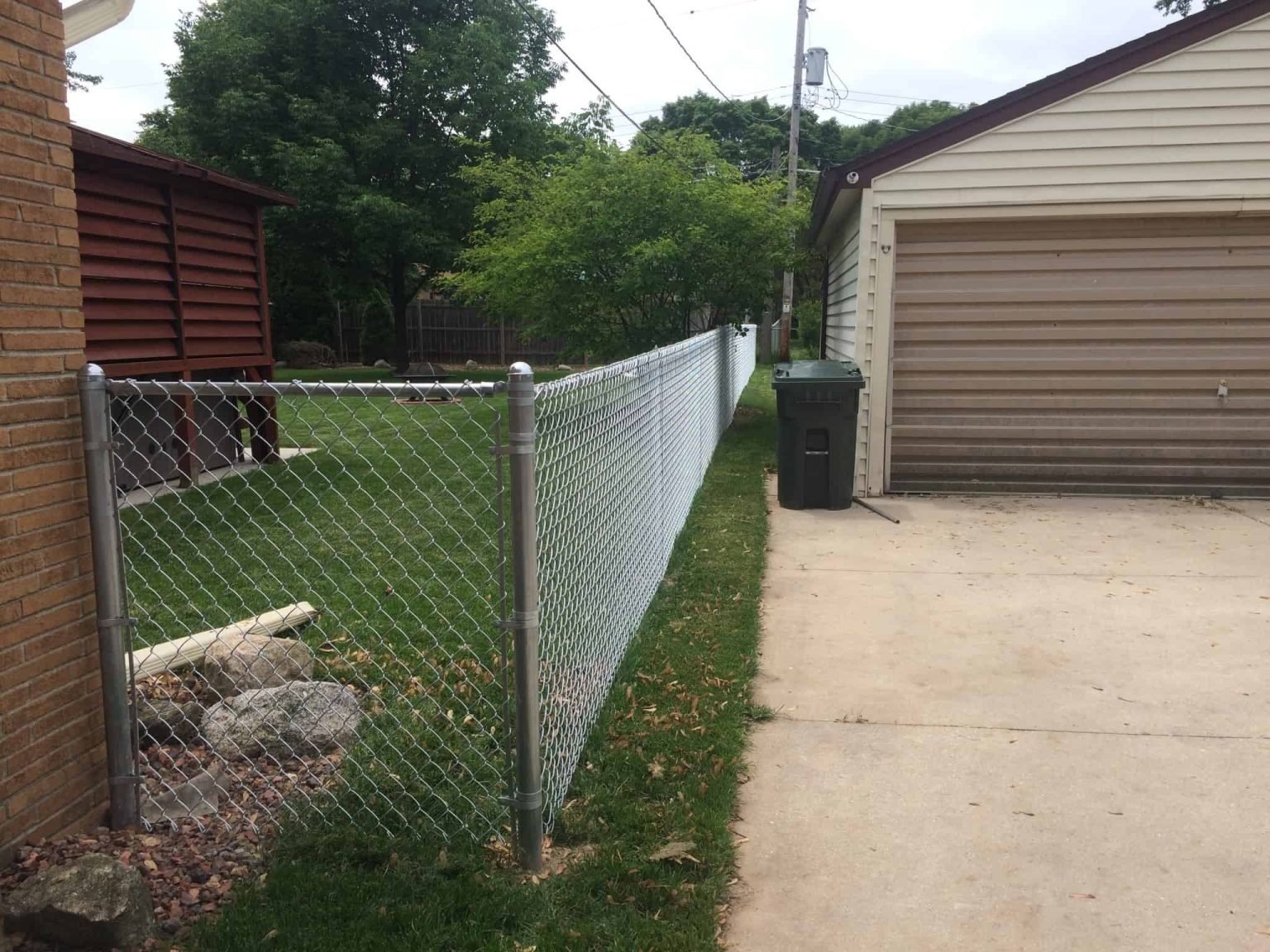4 ft Galvanized Chain Link Fence | Falls Church - 026