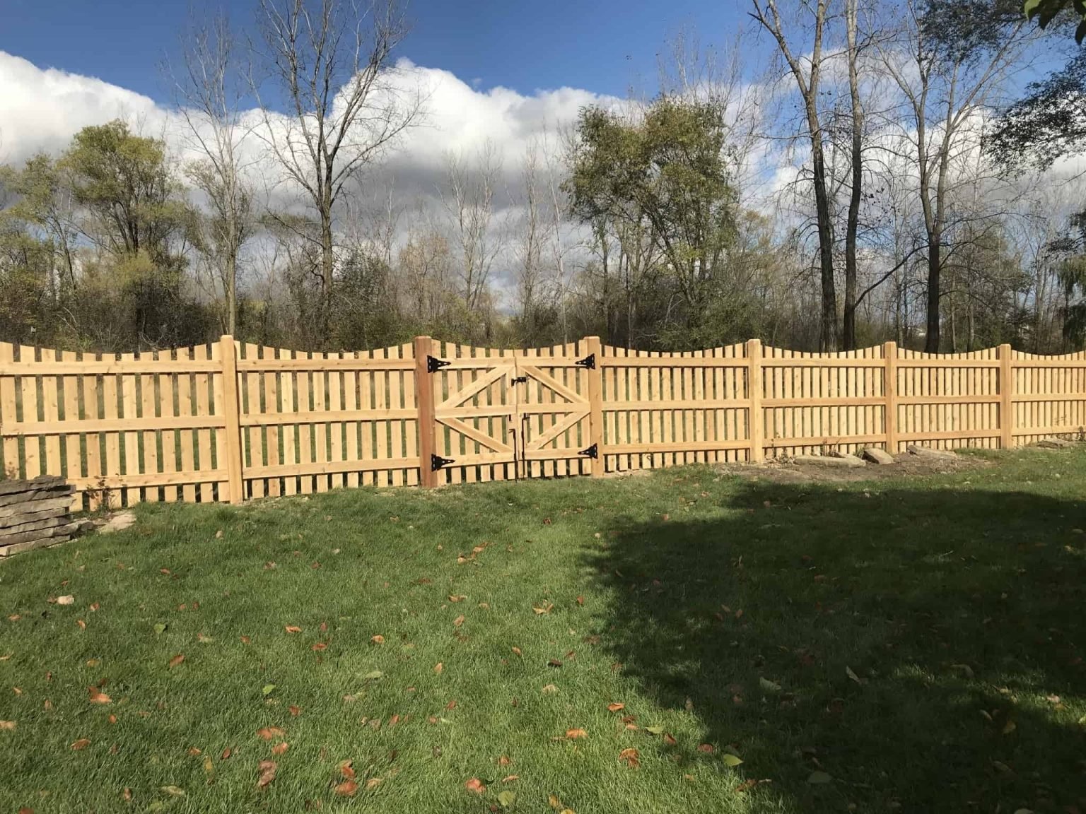 5 Ft Picket Fence with Dip | Leesburg, VA - 017