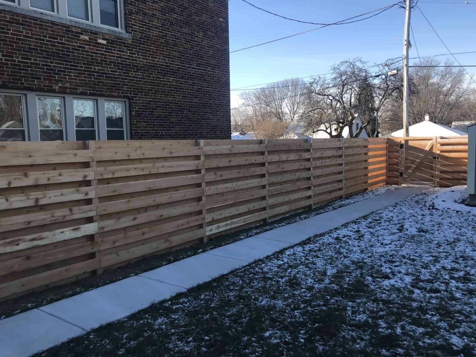 6 Ft Privacy Wood Fence Horizontal | Mclean, VA - 057