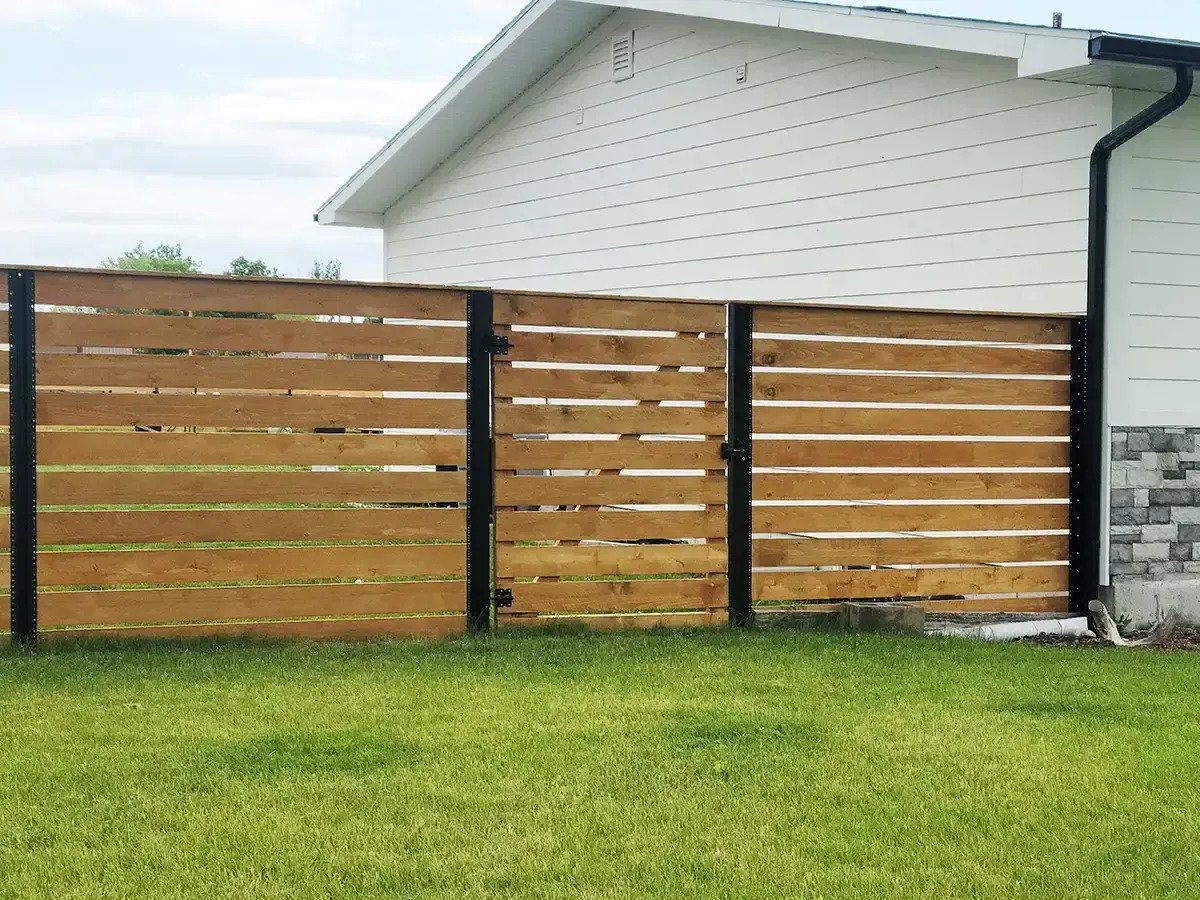 6 Ft Privacy Wood Fence Horizontal | Purcellville, VA - 058