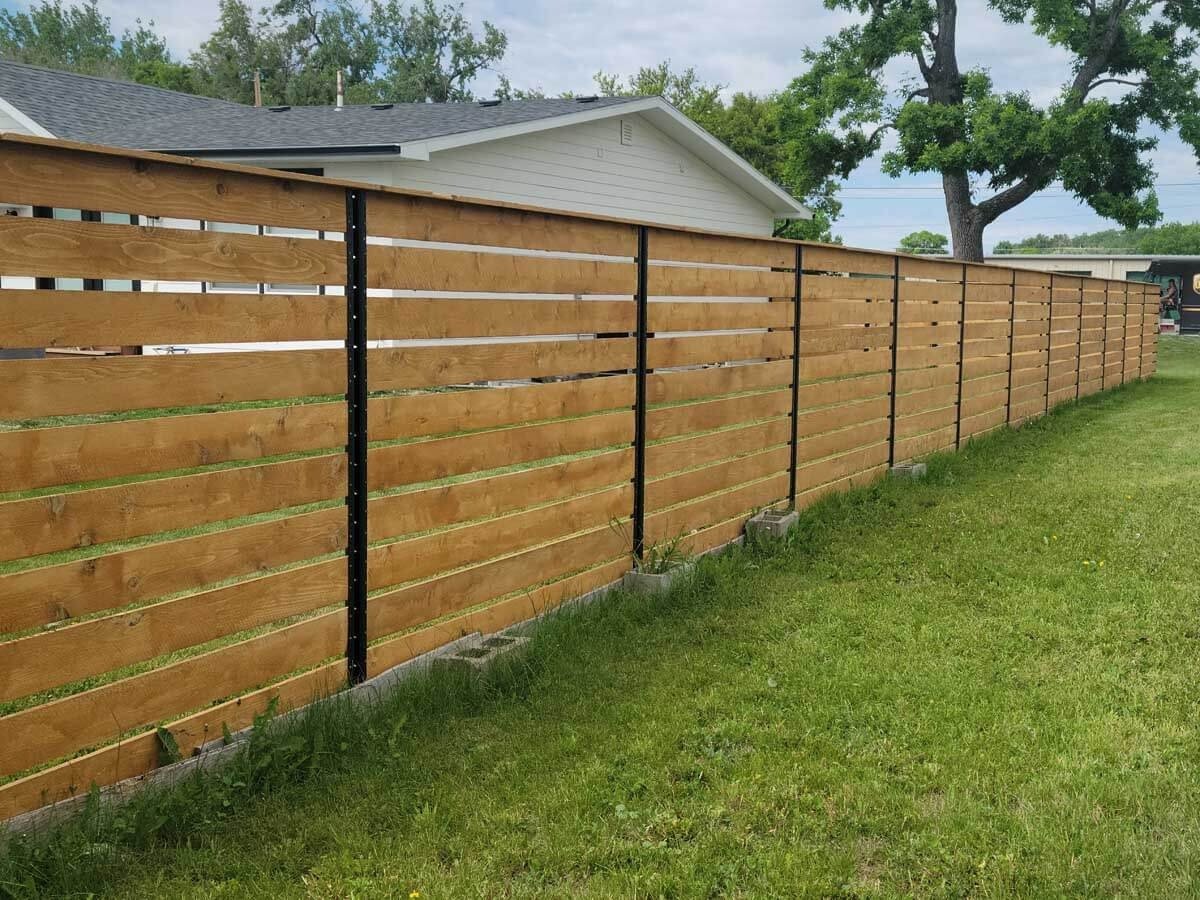 6 Ft Privacy Wood Fence Horizontal | Purcellville, VA - 060